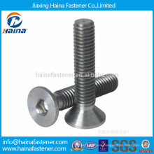 China suppler Countersunk head socket titanium Bolt